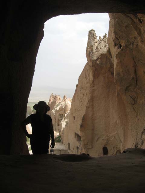 silhouette in cappadocia, turkey