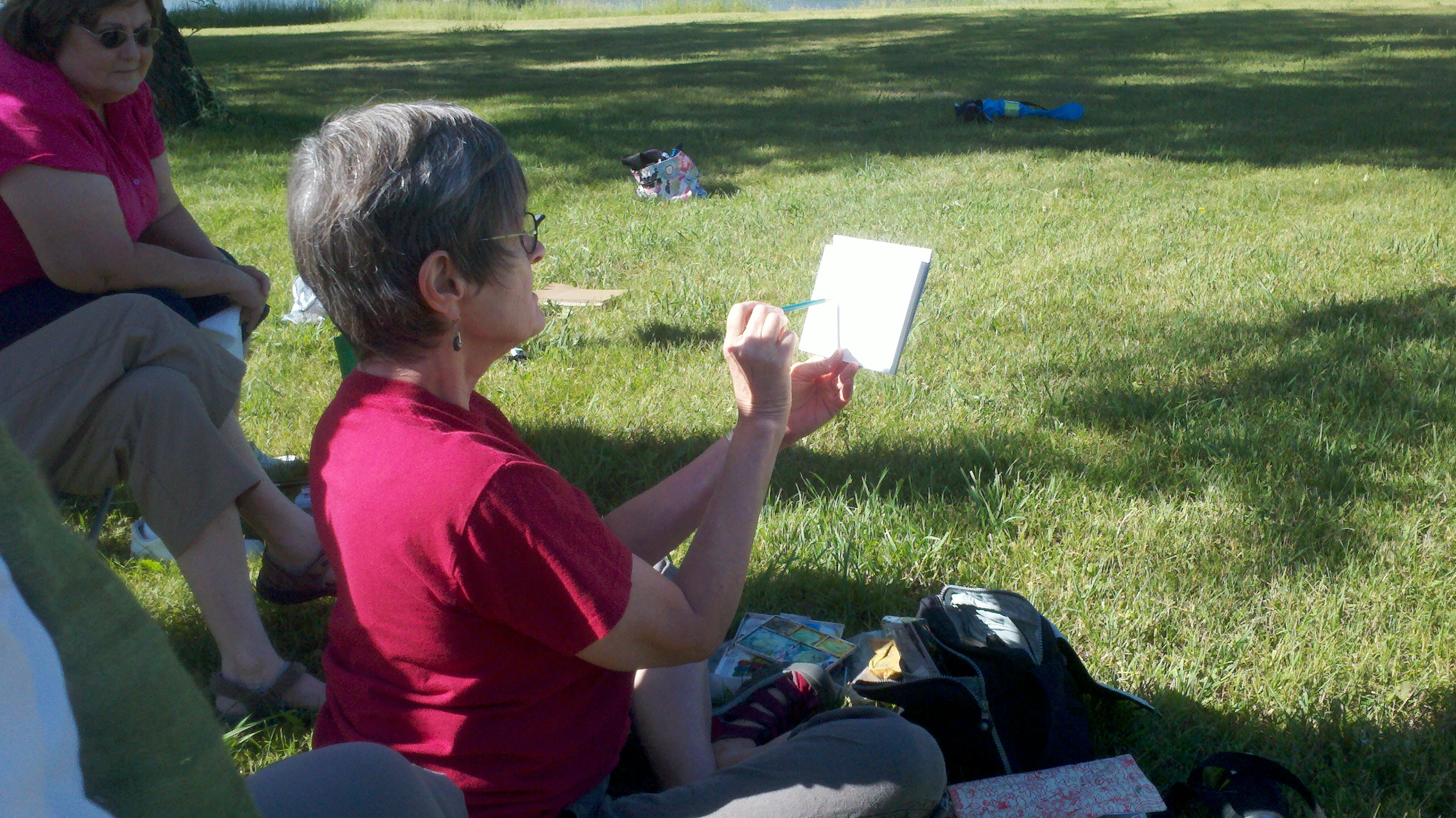 sketching & painting with Jane LaFazio in Utah